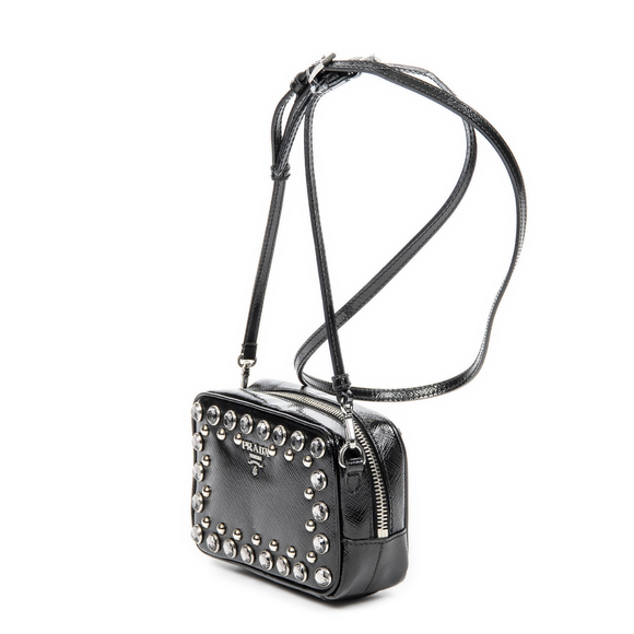 Prada Studded Rhinestones Camera Crossbody - Picture 2 of 8